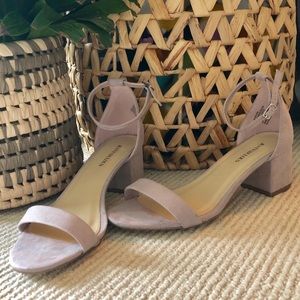 Lilac Heeled Sandals